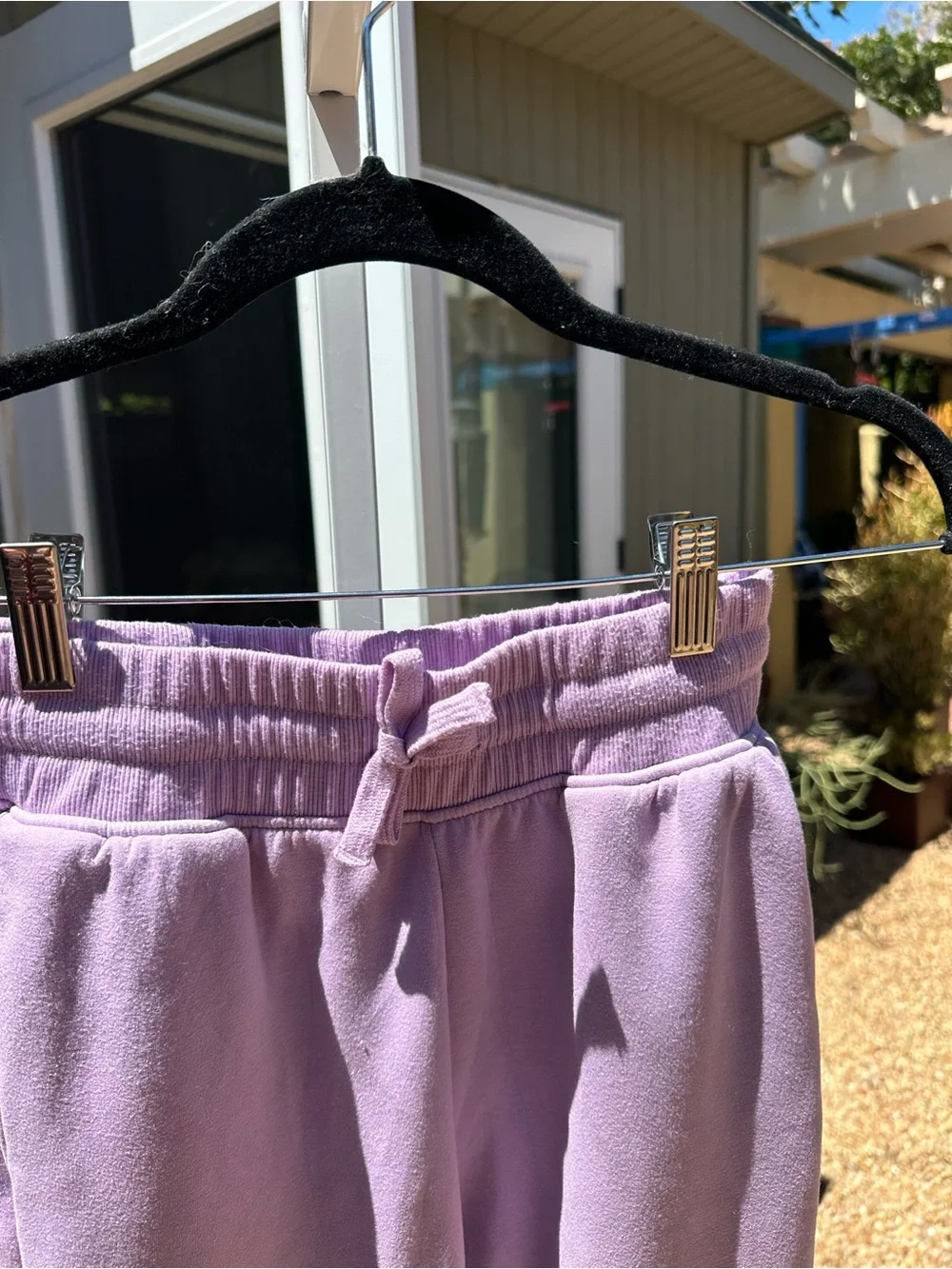 90 Degree By Reflex Lilac Half-Zip Hooded Sweatshirt/ matching sweats